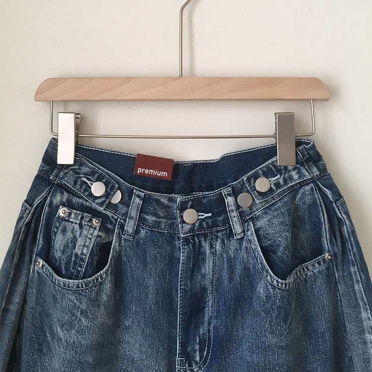 【丈別】バルーンワイドデニム