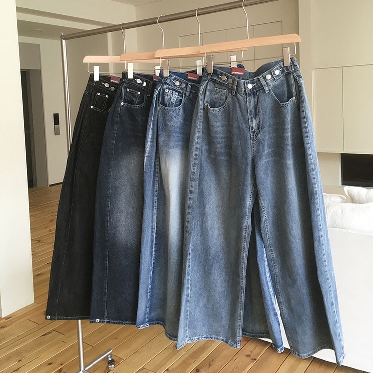 【丈別】バルーンワイドデニム