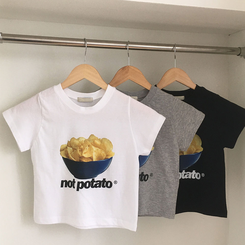 ユニークプリントクロップドTシャツ