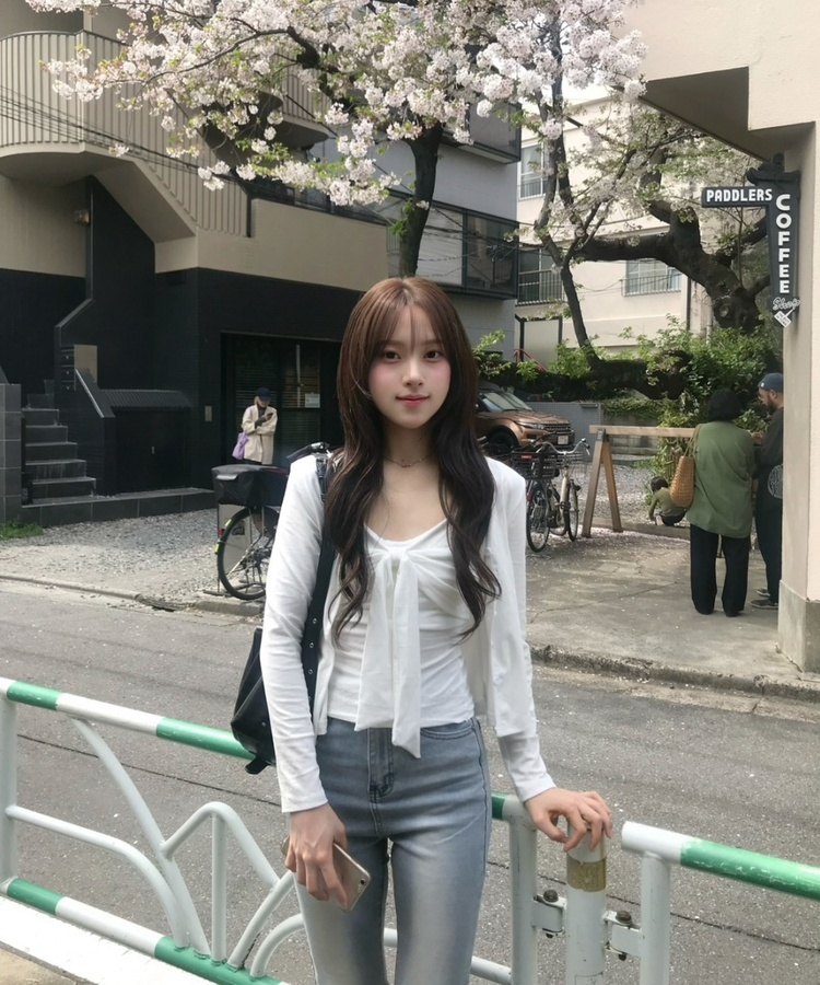 【SET】リボンフリルキャミソール＋カーディガン IVORY