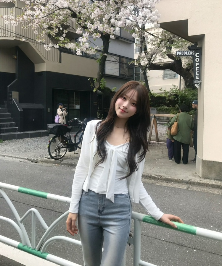 【SET】リボンフリルキャミソール＋カーディガン IVORY