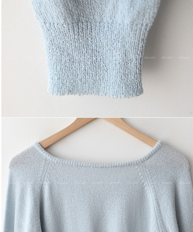 デイリーVネックニット(5color)