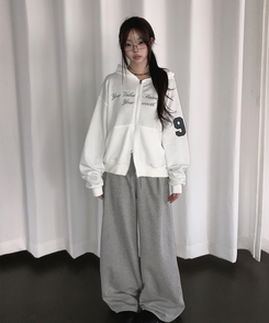 折り返しローワイドトレーニングパンツ Merange Gray