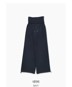 折り返しローワイドトレーニングパンツ