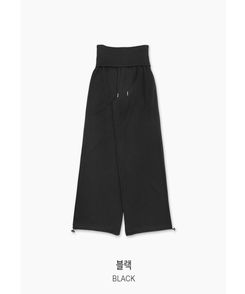 折り返しローワイドトレーニングパンツ