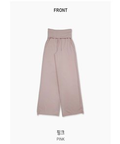 折り返しローワイドトレーニングパンツ