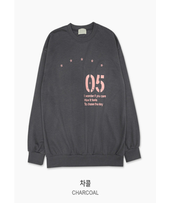 ナンバープリントスウェット