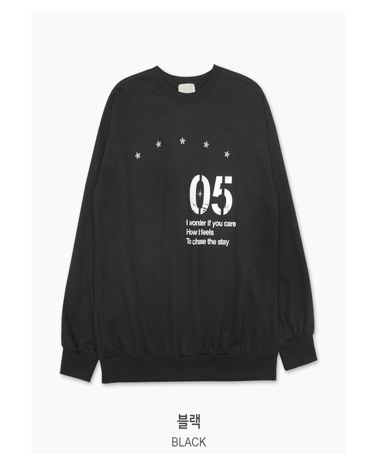 ナンバープリントスウェット