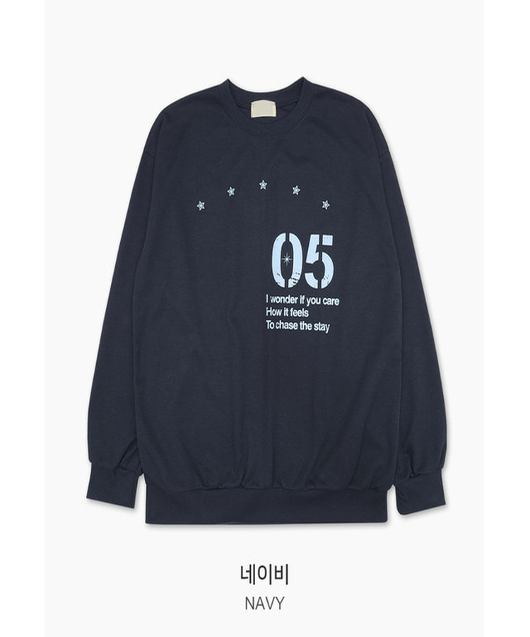 ナンバープリントスウェット