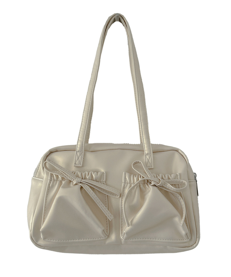 【キーリング付き】シアリングリボンショルダーバッグ