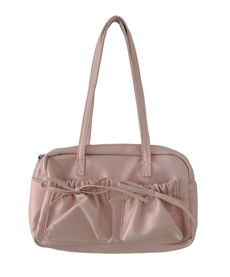 【キーリング付き】シアリングリボンショルダーバッグ