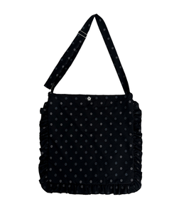 ドットフリルショルダークロスバッグ