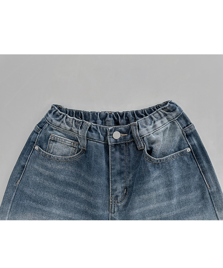 【丈別】ウォッシングワイドデニムパンツ