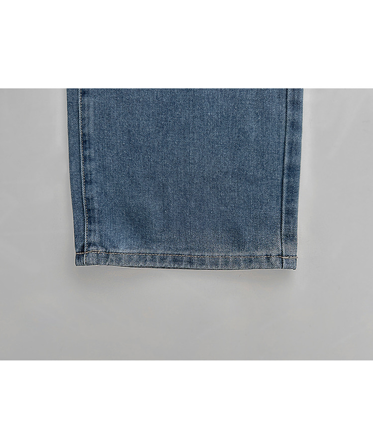 【丈別】ウォッシングワイドデニムパンツ