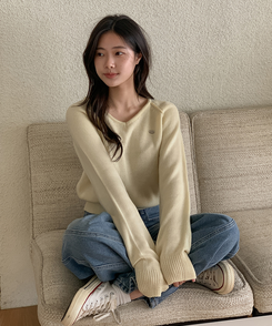 【丈別】スリットラインワイドロングデニム MID DENIM