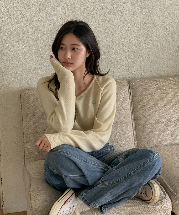 【丈別】スリットラインワイドロングデニム MID DENIM