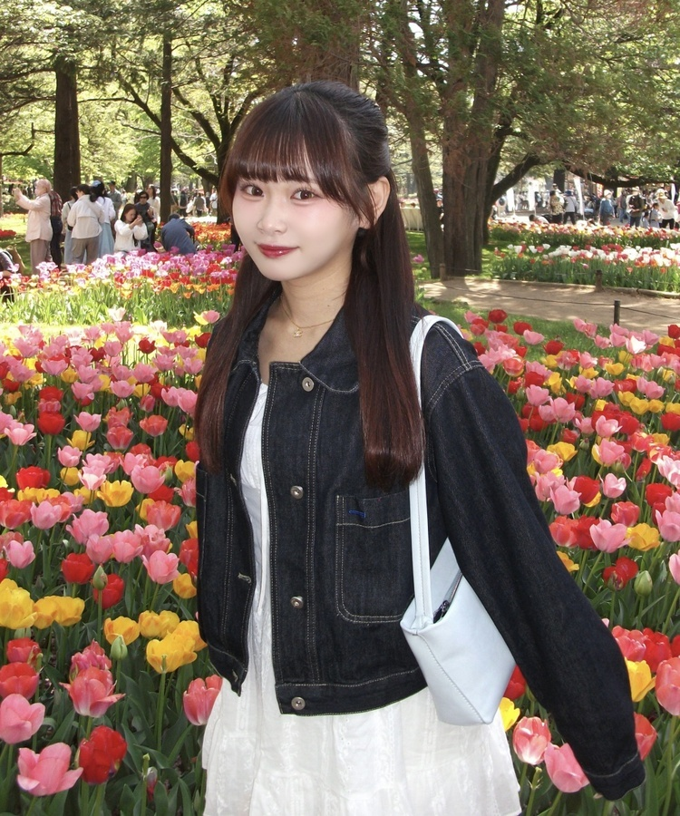 ショート丈デニムジャケット DARK BLUE