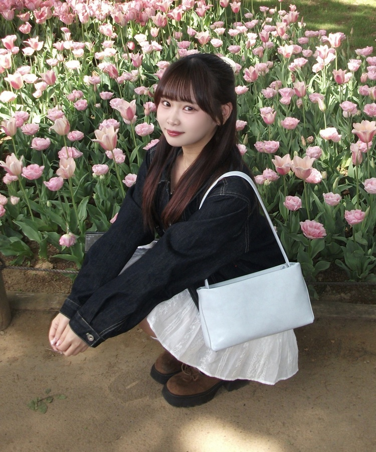 ショート丈デニムジャケット DARK BLUE