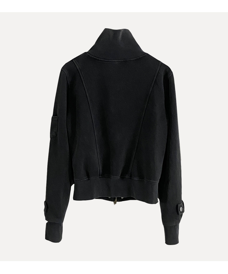 ラインピンタックジップアップジャンパー