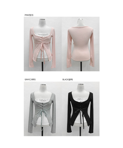 フリルレイヤードカーディガンTシャツ