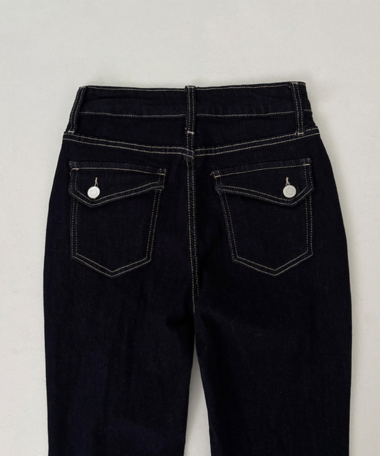 ノンフェードセミブーツカットデニム