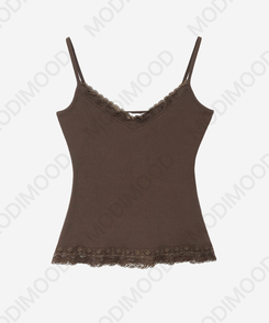 レースフリルキャミソール(6color)