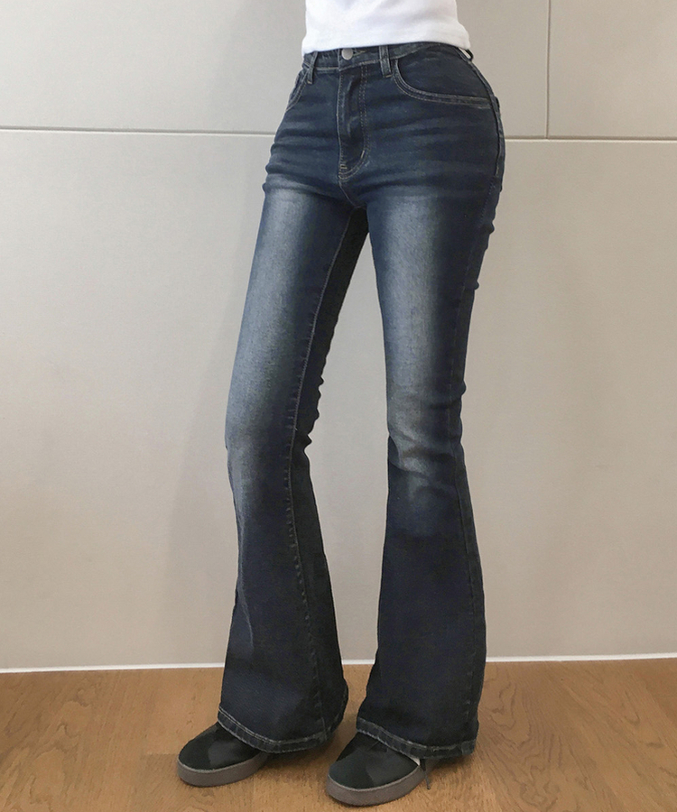 【丈別】ヒップパッドロングブーツカットパンツ VINTAGE DEEP BLUE