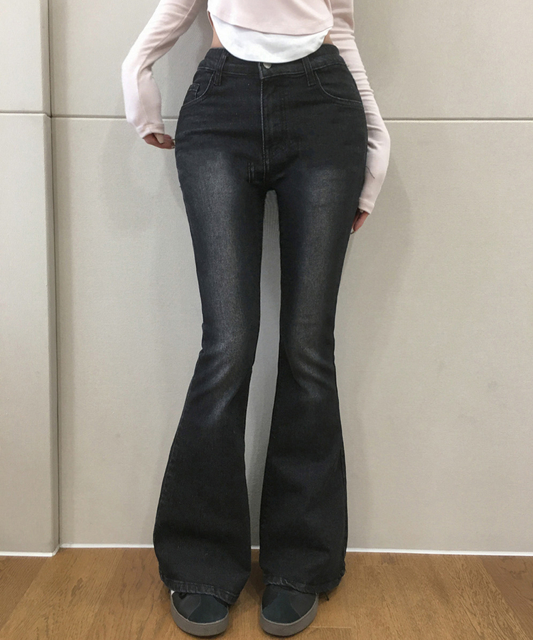 【丈別】ヒップパッドロングブーツカットパンツ VINTAGE DEEP BLUE