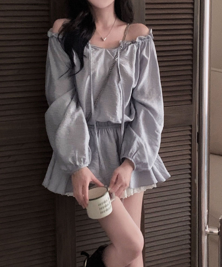 프시케 주인공 블라우스 미니 원피스 소라