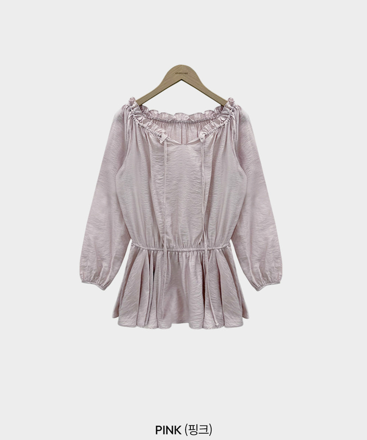 프시케 주인공 블라우스 미니 원피스