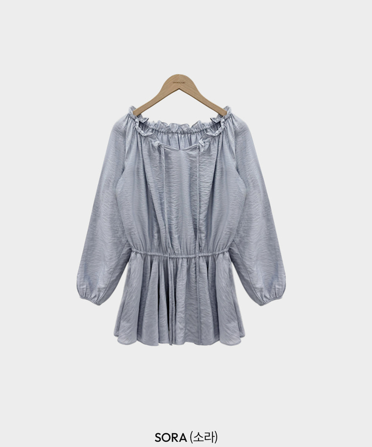프시케 주인공 블라우스 미니 원피스