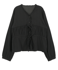 アイレットストリングブラウス