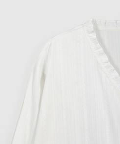 アイレットストリングブラウス