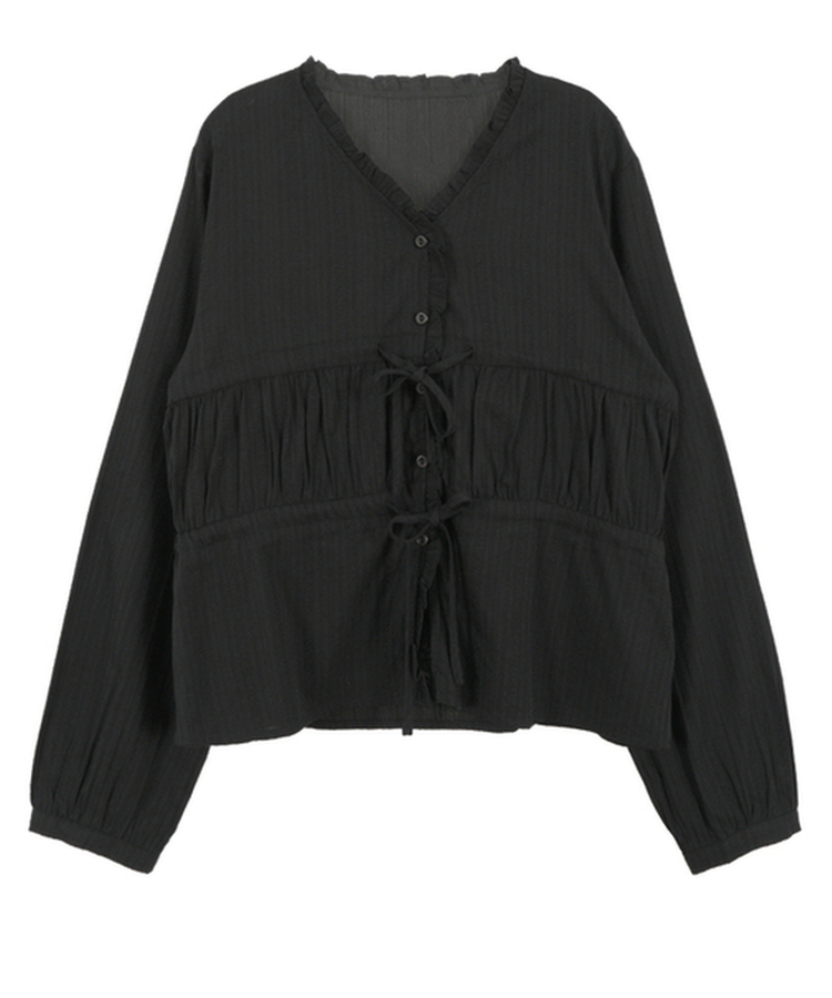 アイレットストリングブラウス