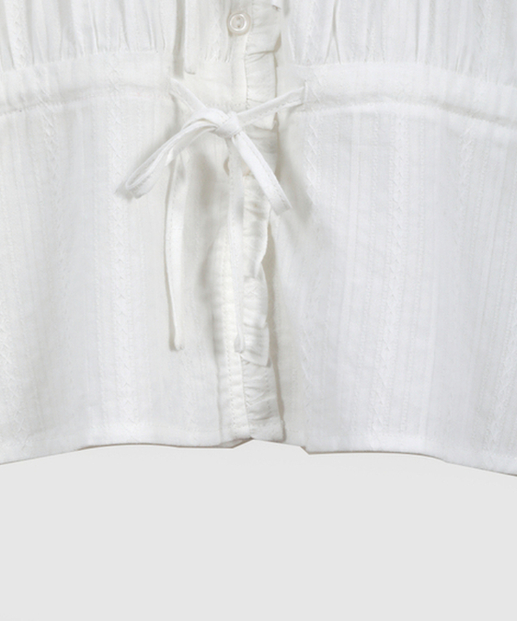 アイレットストリングブラウス