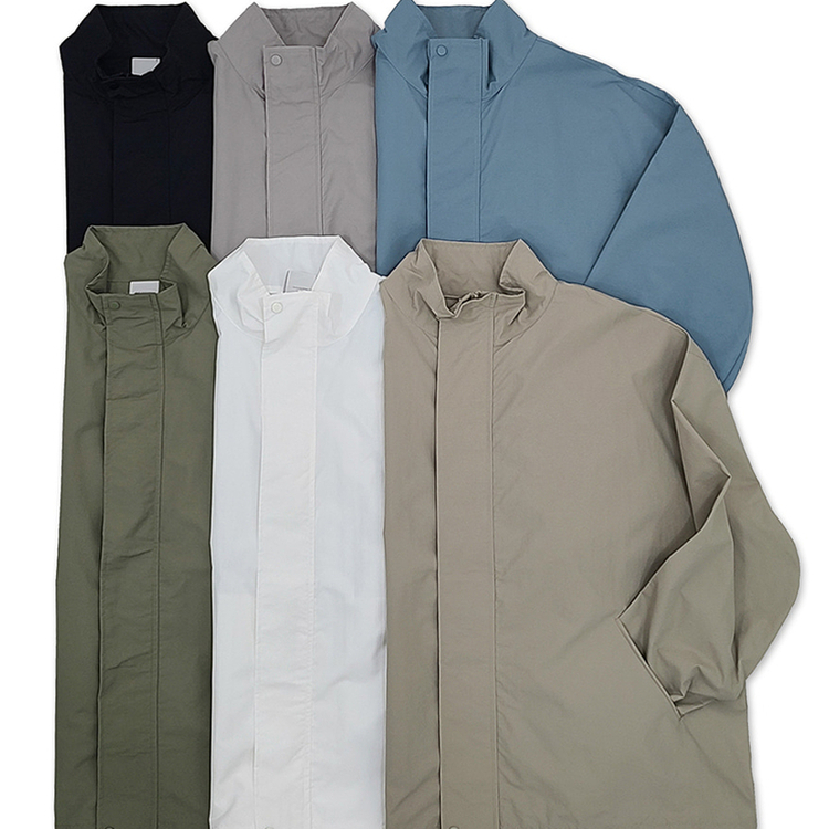 ハイネックウィンドブレーカージャンパー(6color)