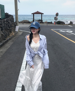 レタリングキャップ(5color) BLUE