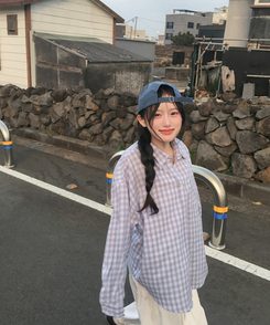 レタリングキャップ(5color) BLUE