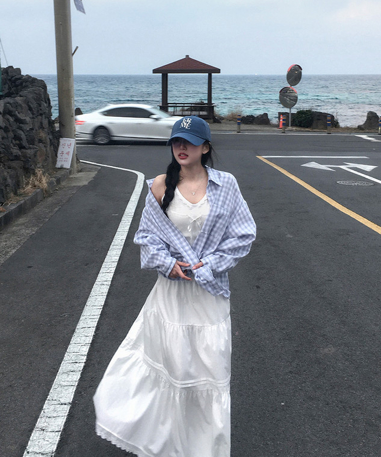 レタリングキャップ(5color) BLUE