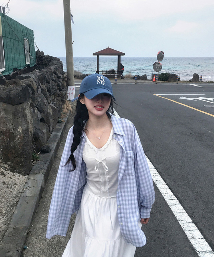 レタリングキャップ(5color) BLUE