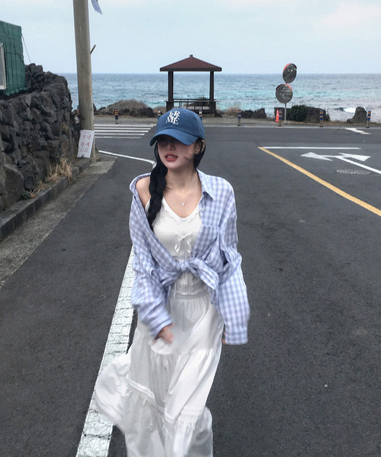 レタリングキャップ(5color) BLUE