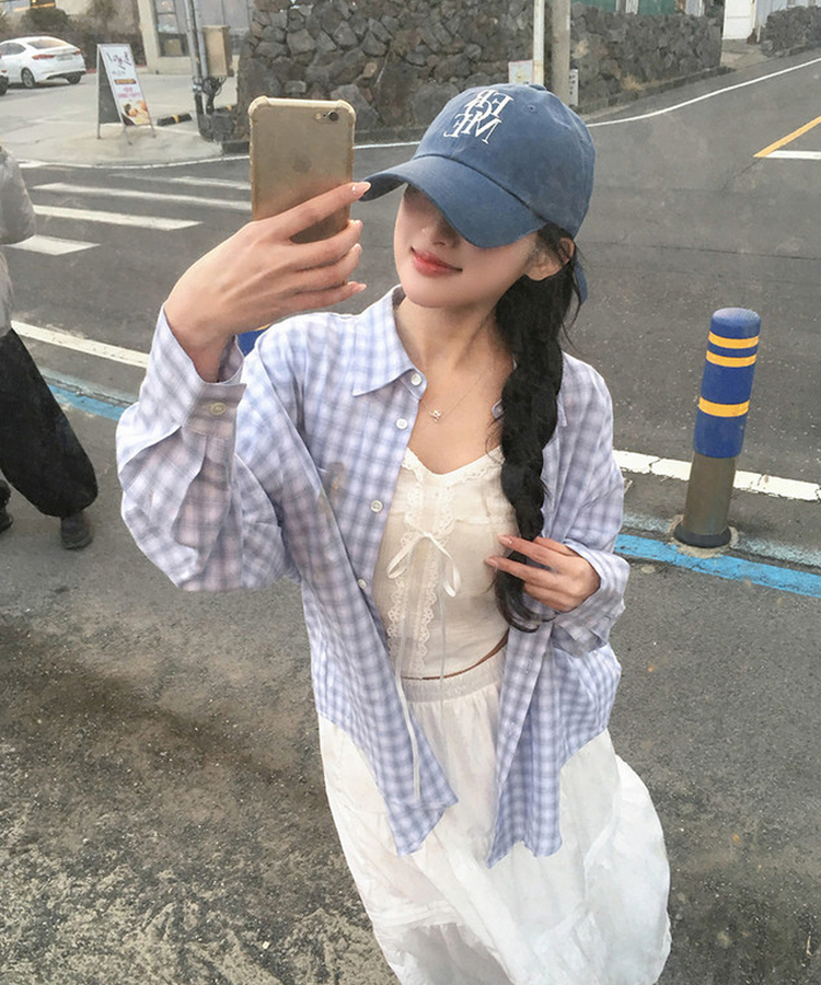 レタリングキャップ(5color) BLUE