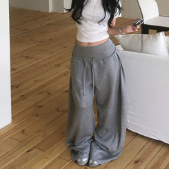 バンディングワイドトレーニングパンツ GREY