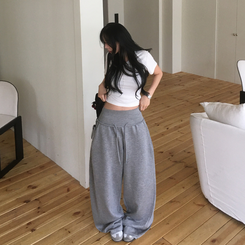 バンディングワイドトレーニングパンツ GREY