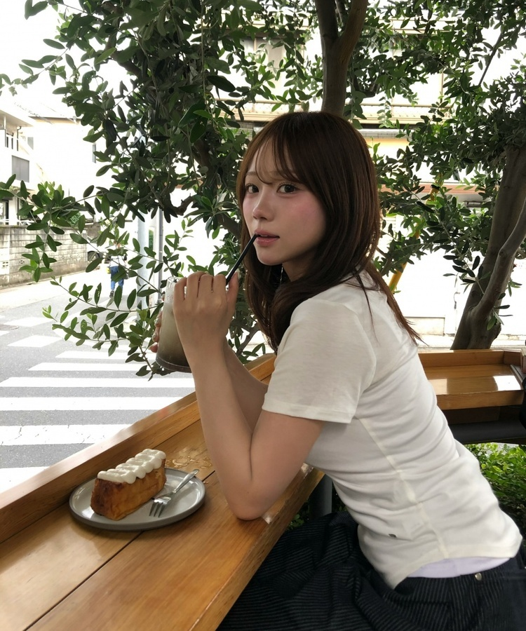스트라이프 벌룬 팬츠 네이비