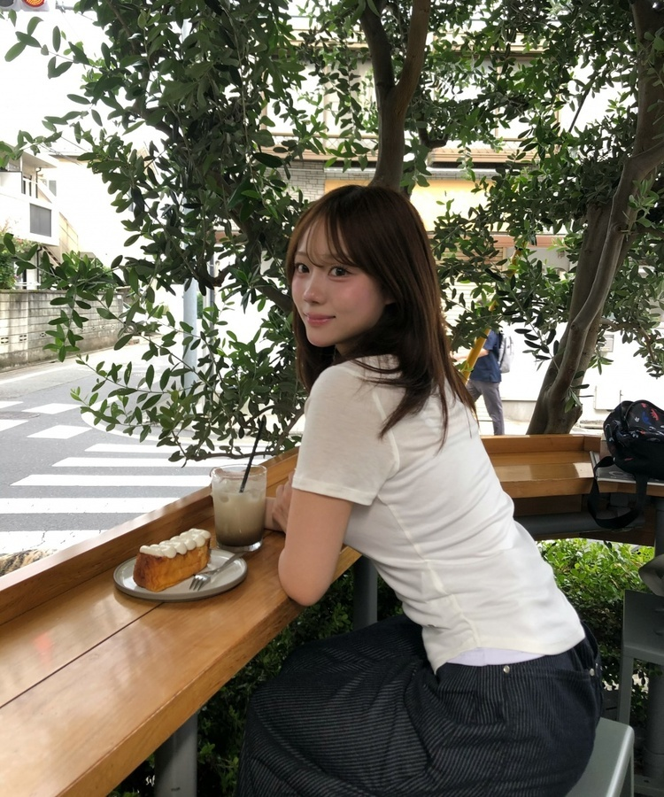 스트라이프 벌룬 팬츠 네이비