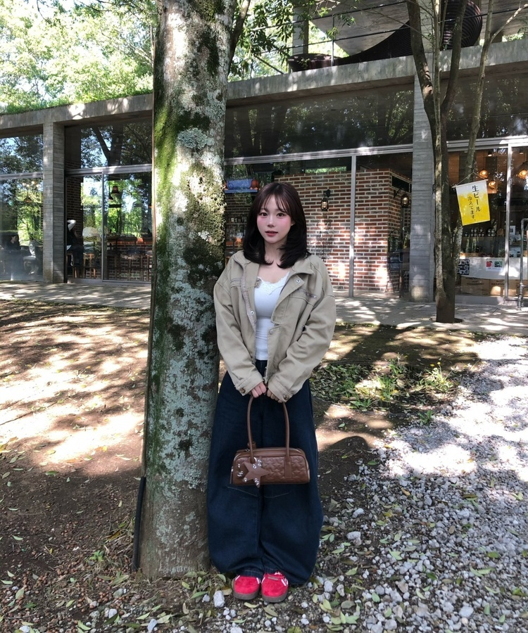 ヴィンテージショートワークジャケット KHAKI