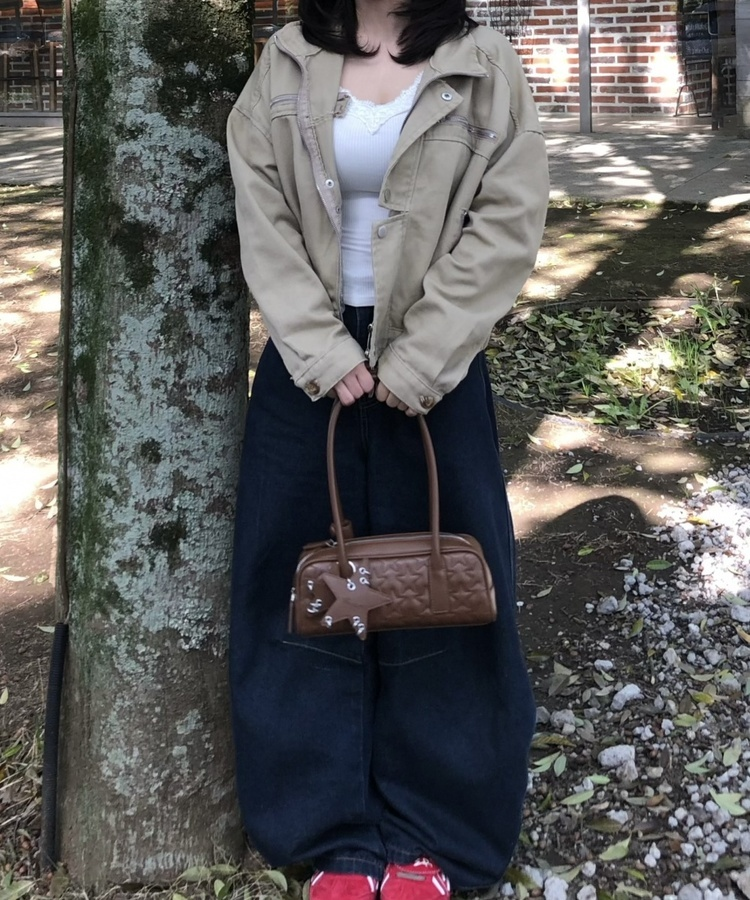 ヴィンテージショートワークジャケット KHAKI