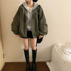 カジュアルブルゾンジャンパー KHAKI