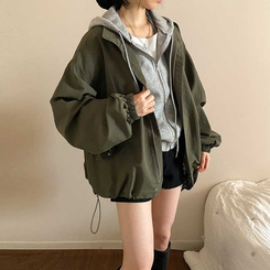 カジュアルブルゾンジャンパー KHAKI